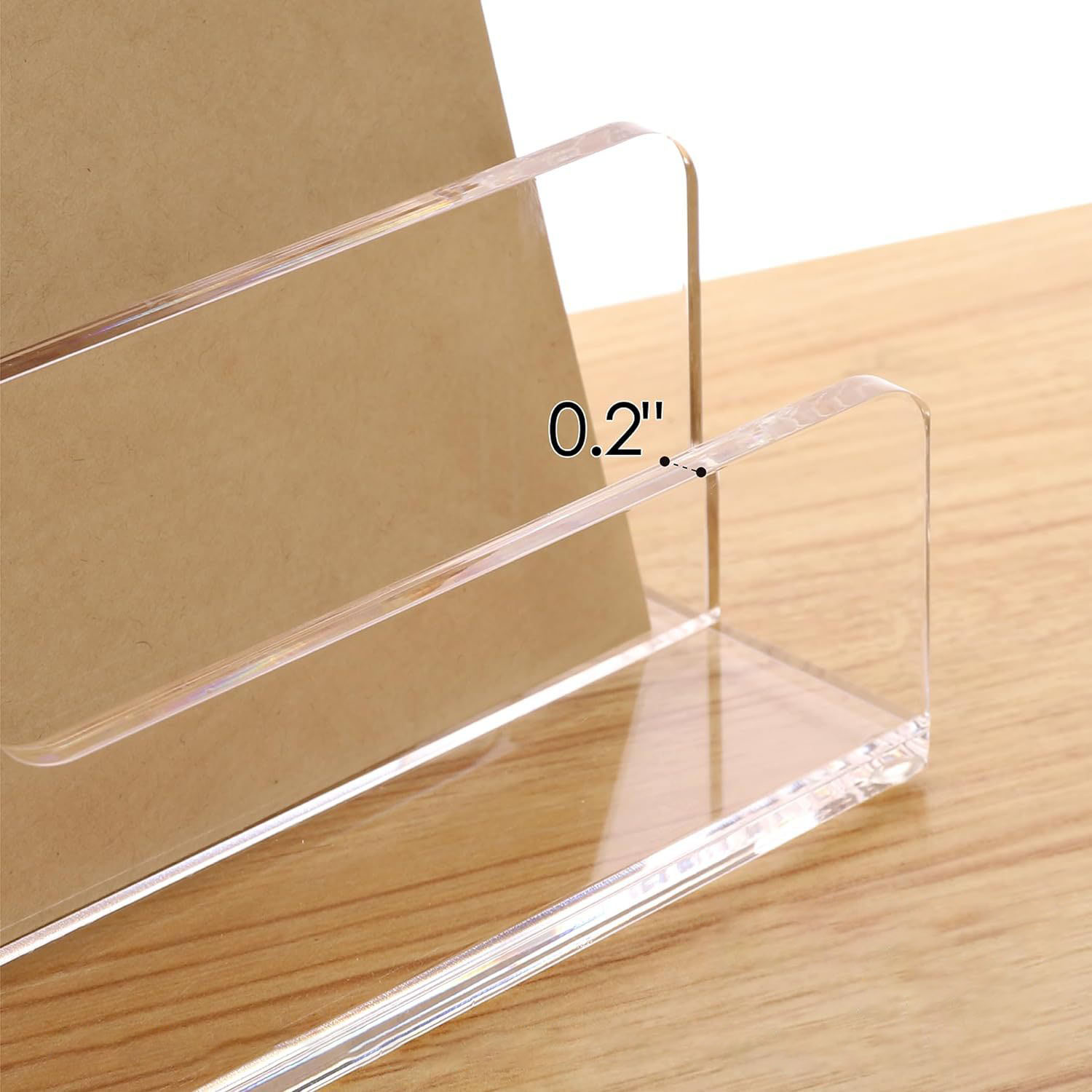 Transparent Acrylic File and Stationery Organizer